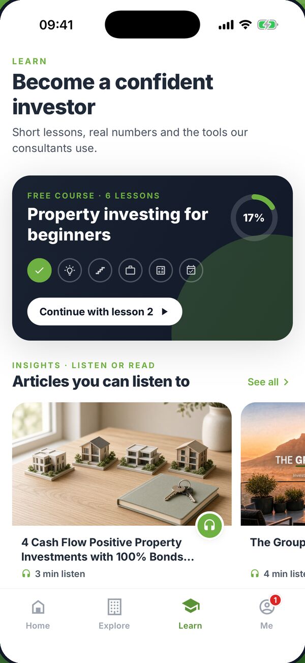 PropInvest app: Become a confident investor