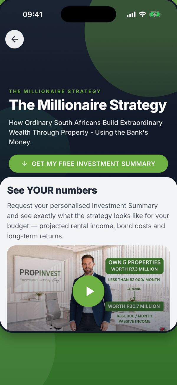 PropInvest app: Use the bank’s money