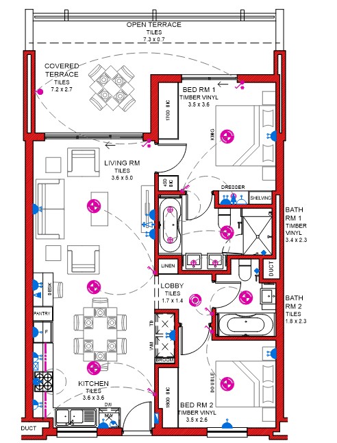 4 BED SIMPLEX UNITS